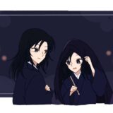 筆に羽織、君の指